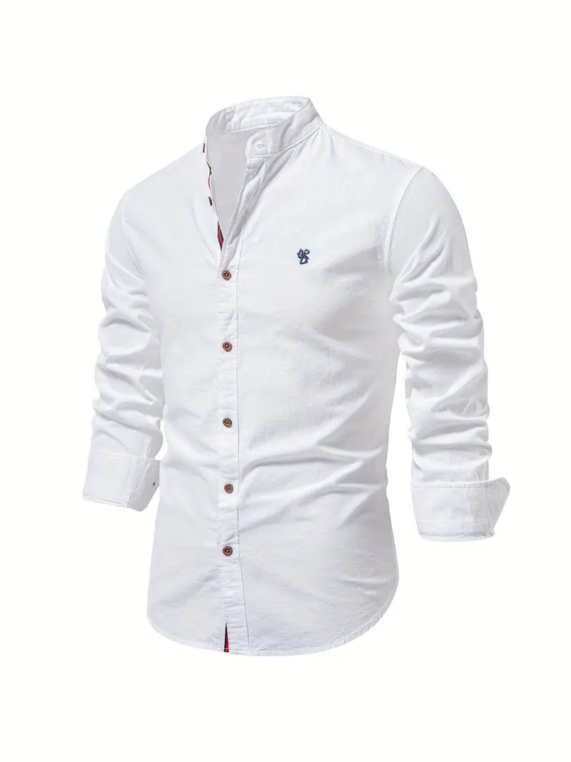 Benjamin : chemise à manches longues boutonnée pour le printemps