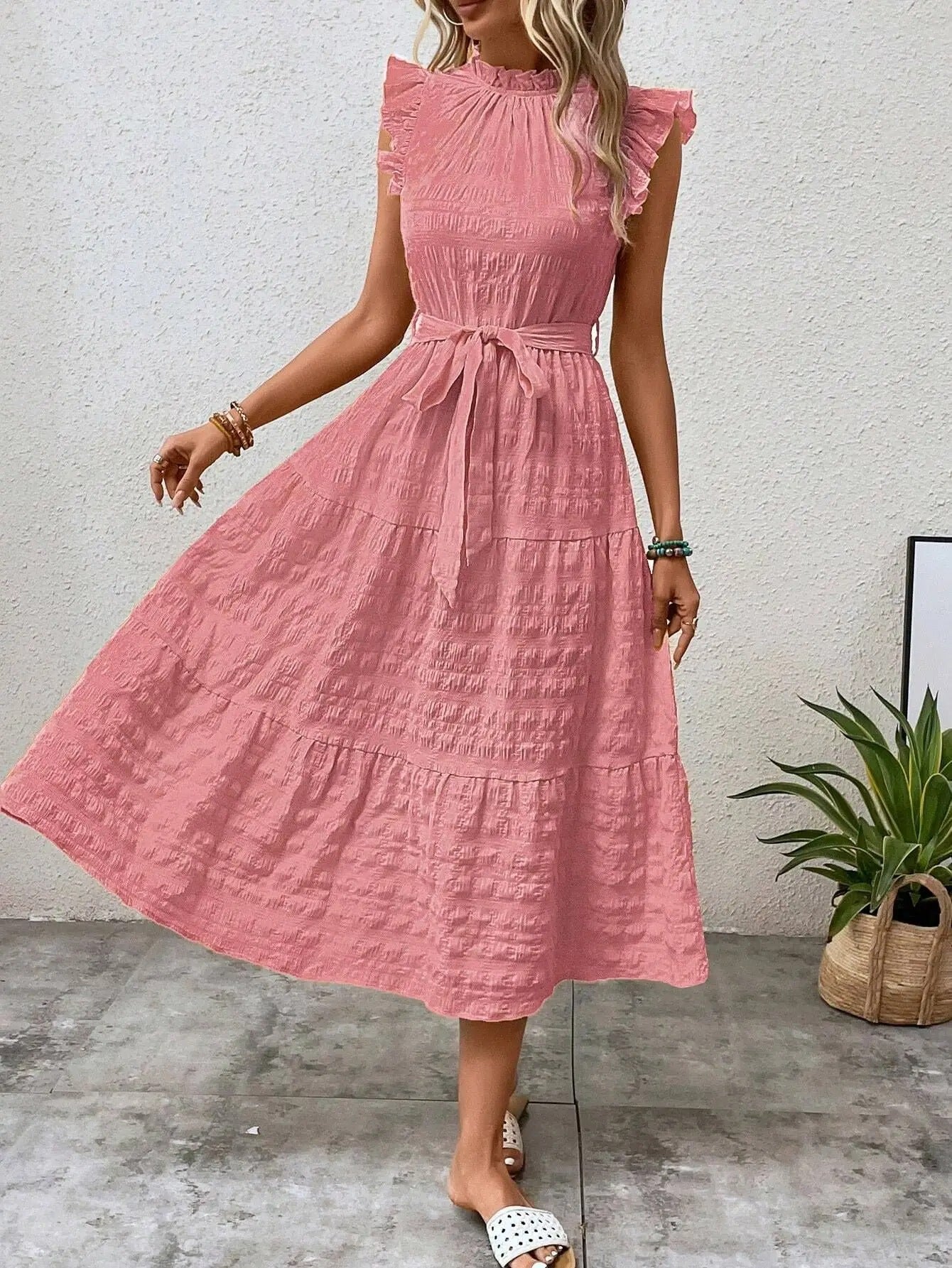 Mila® | Robe midi élégante d'été