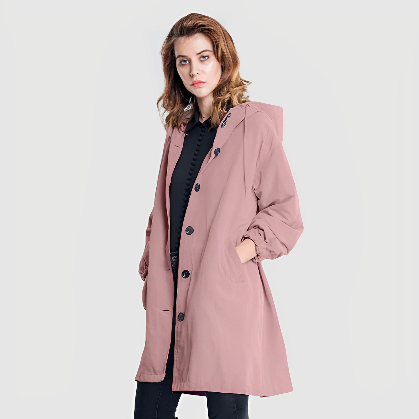 Berg-Feldt | Lässig mit Kapuze und Kordel für Frauen Ideal für Herbst Winter