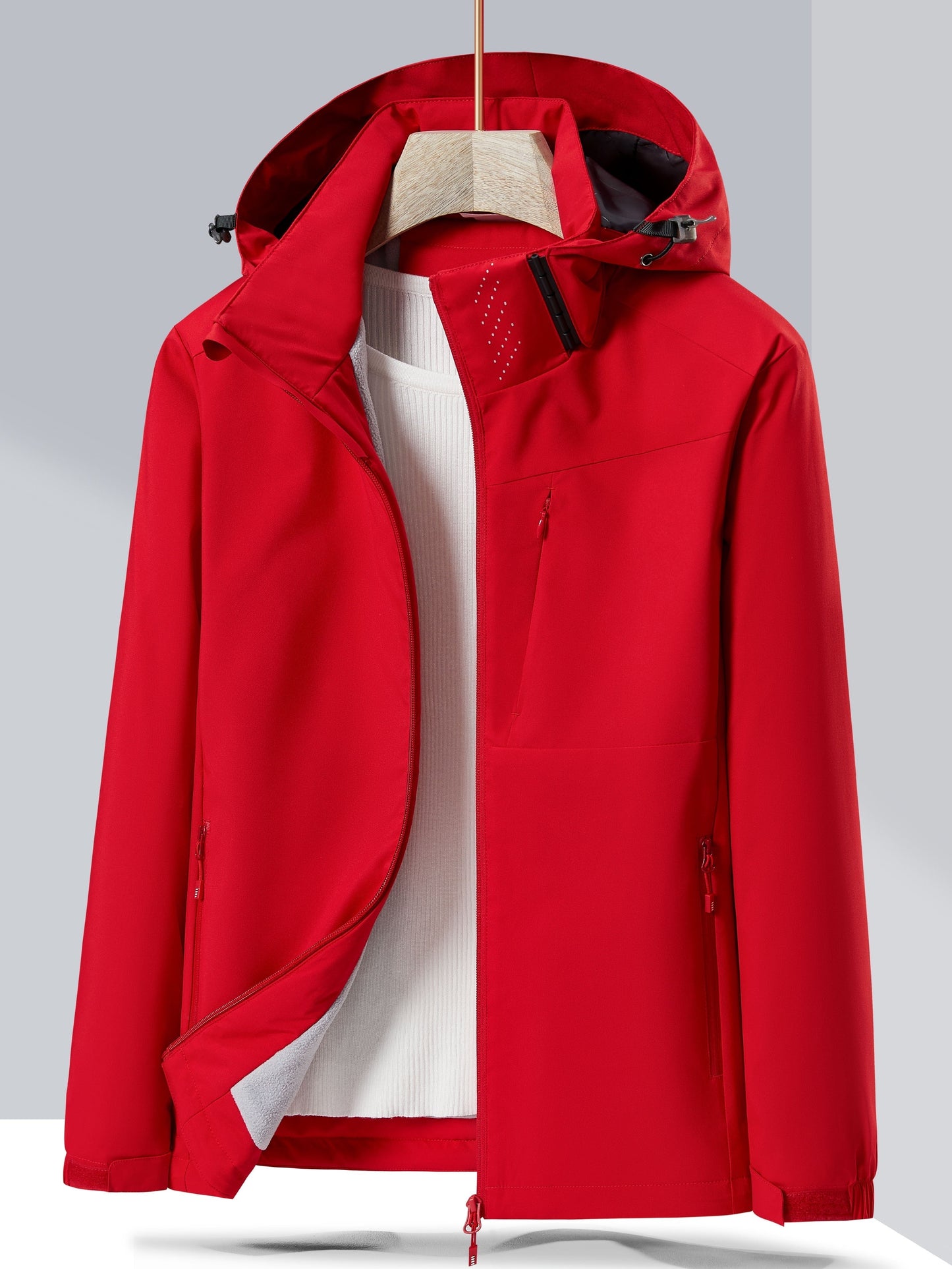 Berg-Feldt | Parka d'hiver décontracté imperméable pour femme avec capuche et doublure en polaire, idéal pour l'automne et l'hiver