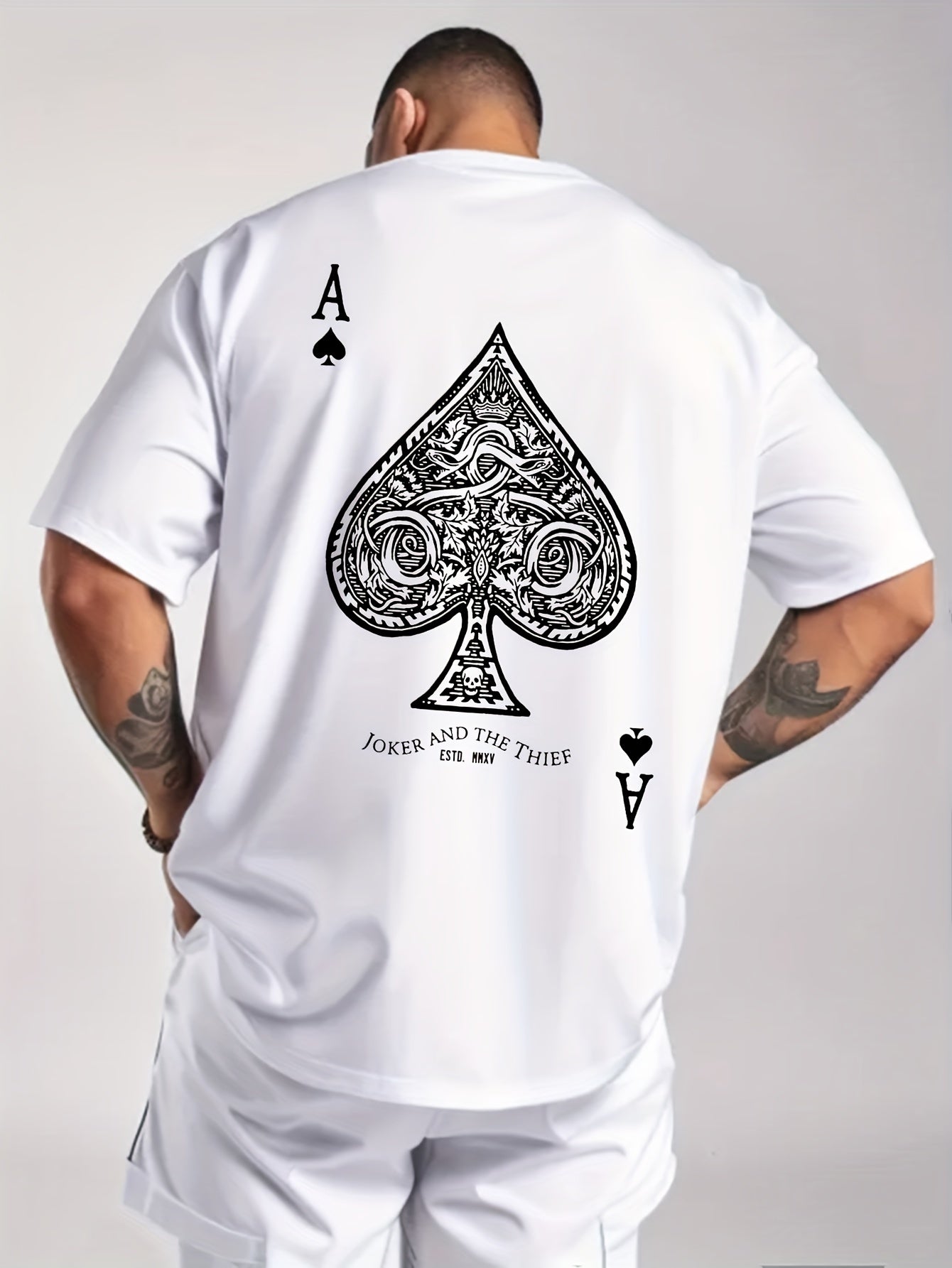 T-shirt d'été berg-feldt imprimé As de Pique Vendanges