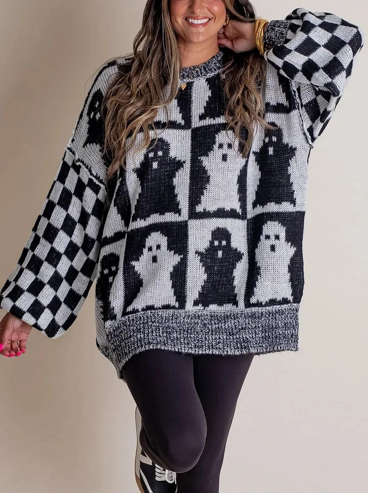 Berg-Feldt | Kariert Strickpullover