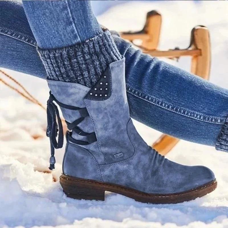 Berg-Feldt | Modische Winterstiefeletten Zum Schnüren