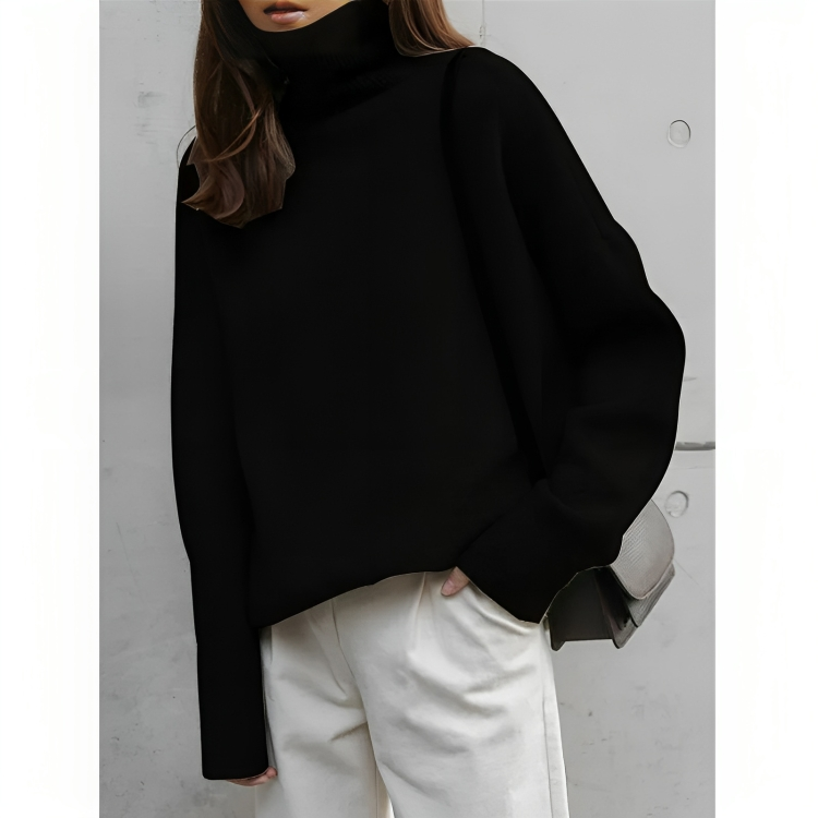 Comfortable Women's Turtleneck Sweater