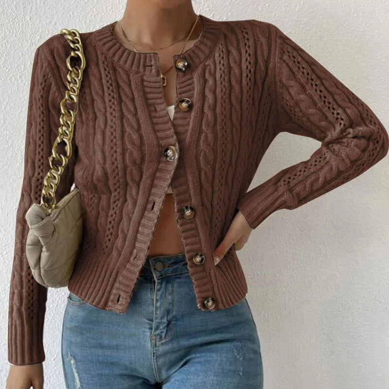 Berg-Feldt | Strickjacke mit Knöpfen für Damen