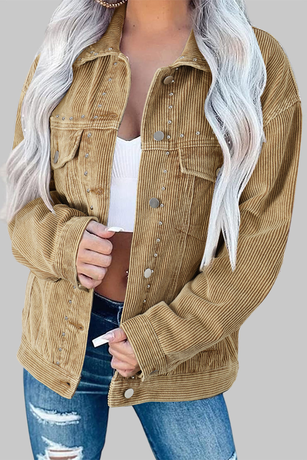 Berg-Feldt | Veste en Cordura avec rivets, mélange de coton, tendance et unique
