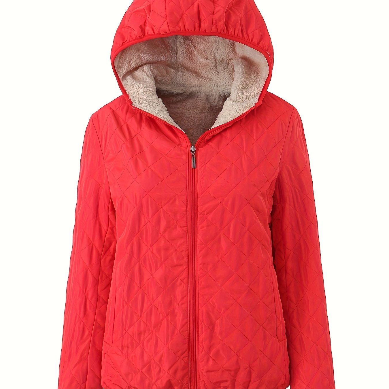 Berg-Feldt | Steppjacke mit Kapuze und Reißverschluss