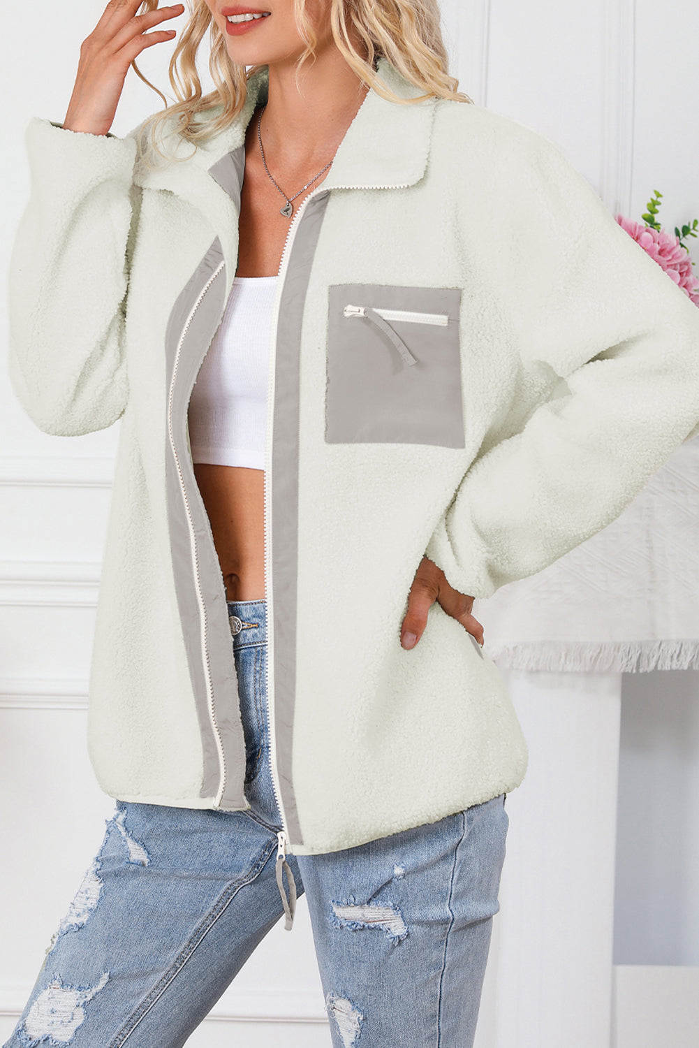 Berg-Feldt | Weiche Fleecejacke mit Reißverschluss Praktisch und Warm Perfekt für Den Alltag