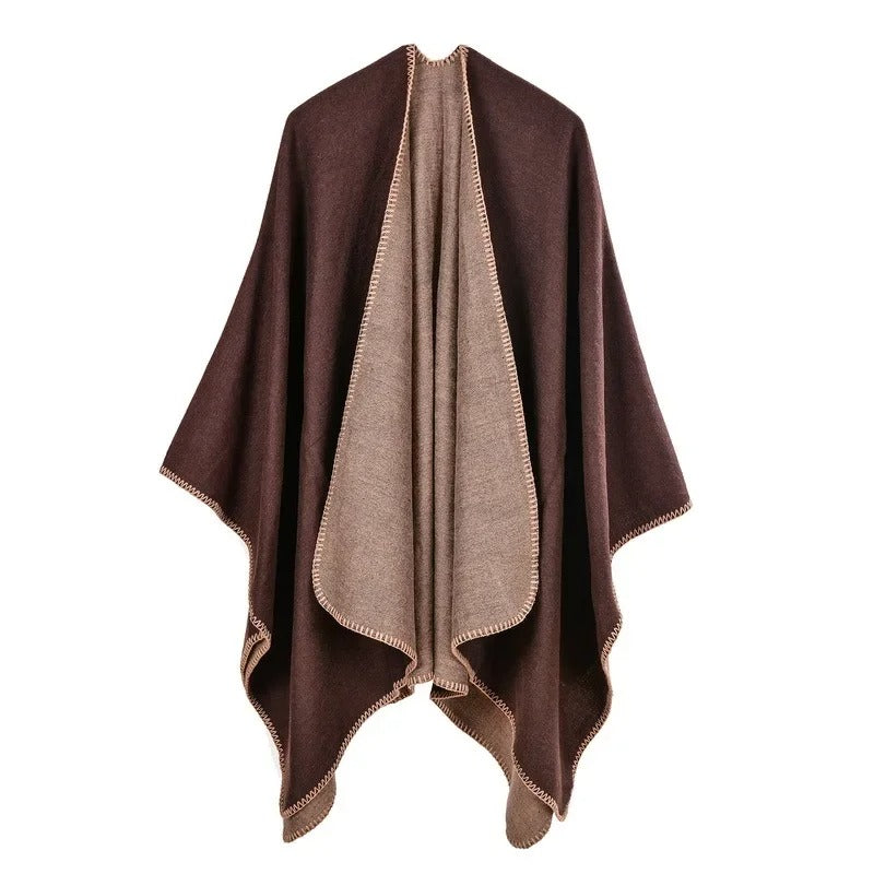 Berg-Feldt | Poncho chaud à la coupe fluide