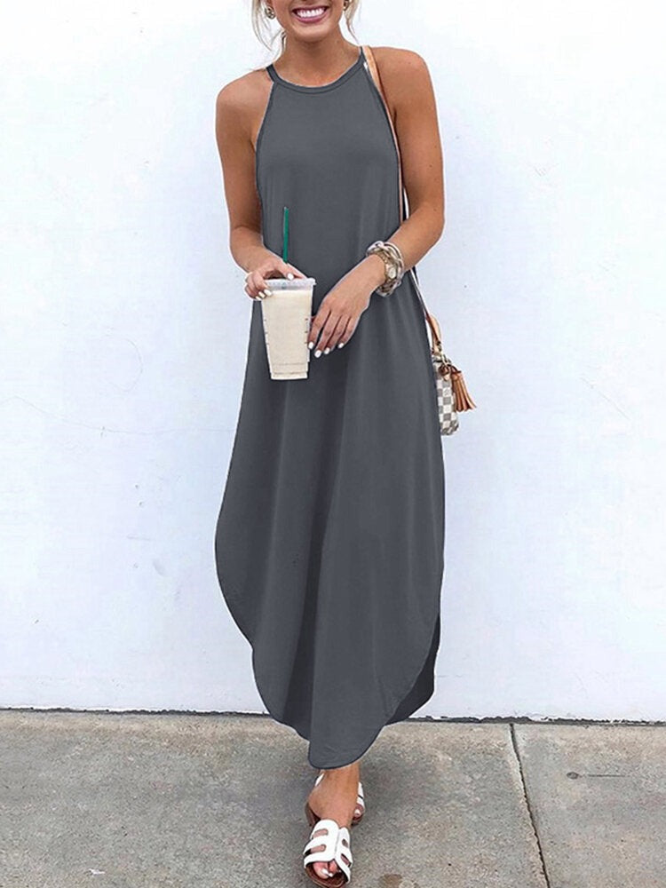 COSIMA – Robe longue sans manches