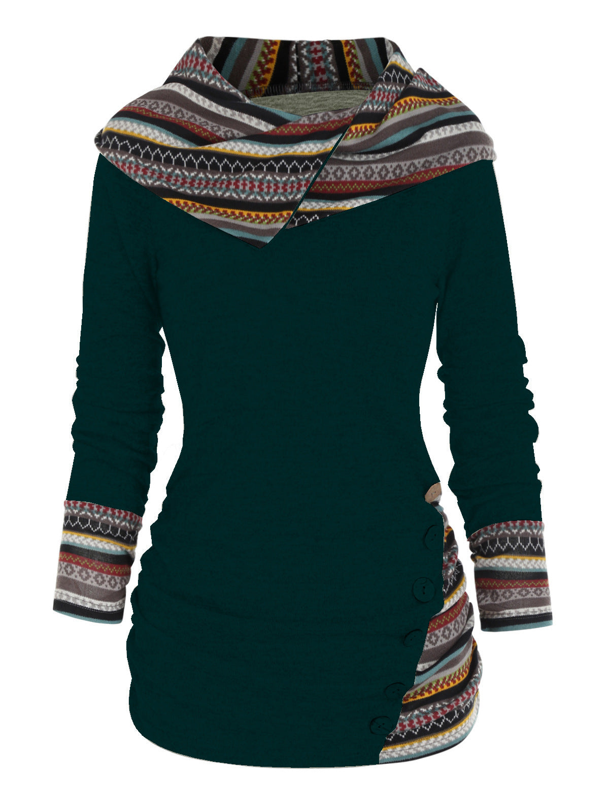 Sweat à capuche tribal tendance de Fudus