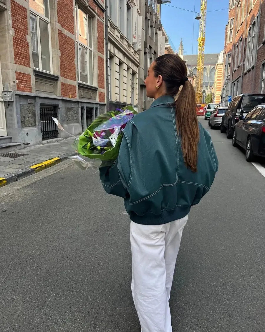 Berg-Feldt | Oversized Lederjacke