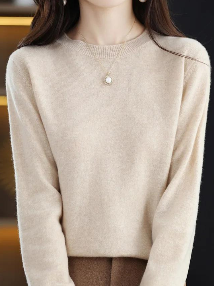 Berg-Feldt | Pullover - Stylischer weicher Langarm-Strickpullover