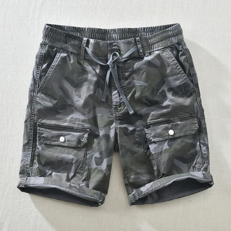 Abraham Tarnhose mit Taschen im Camouflage-Muster