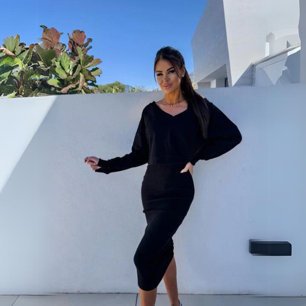 Ensemble Robe et Pull Confortable - Aurelia