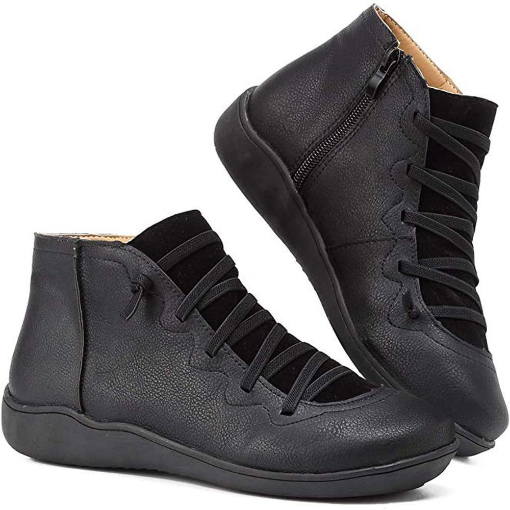Berg-Feldt | Fake-Leder Stiefeletten Für Einen Modischen Look