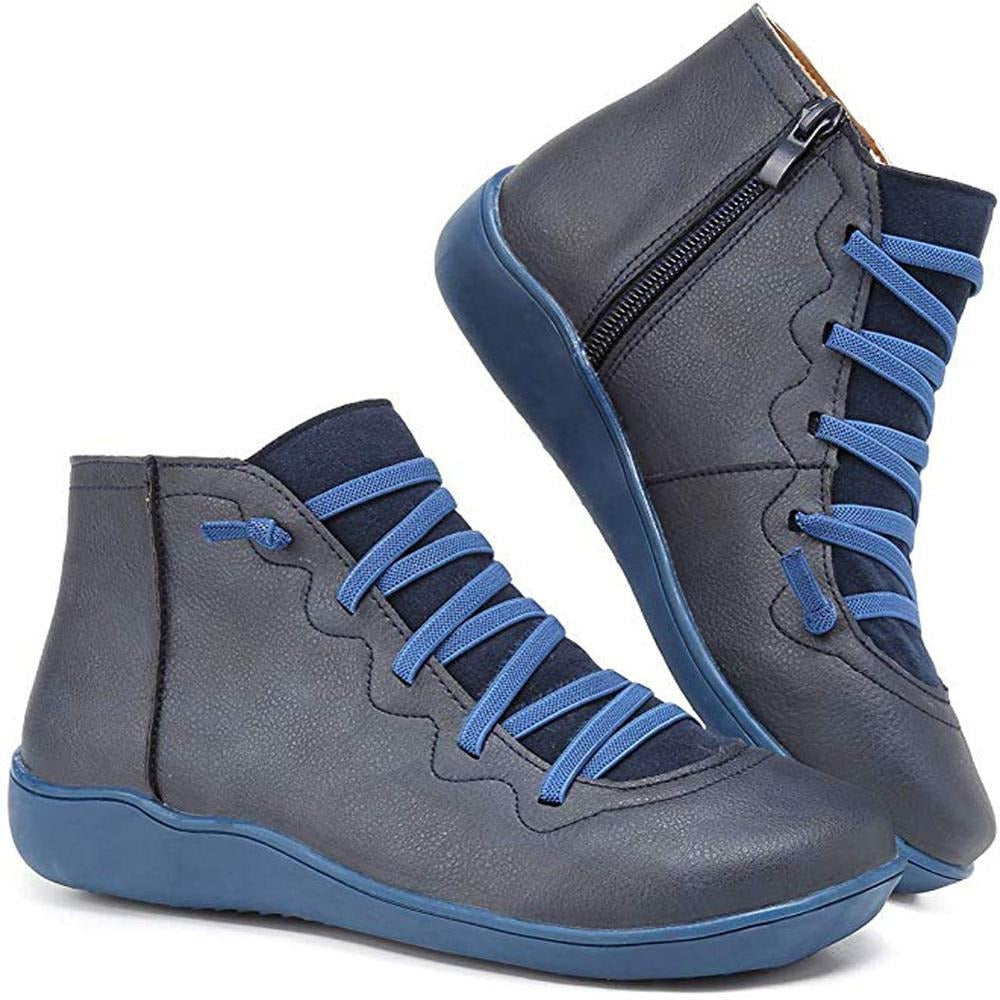 Berg-Feldt | Fake-Leder Stiefeletten Für Einen Modischen Look