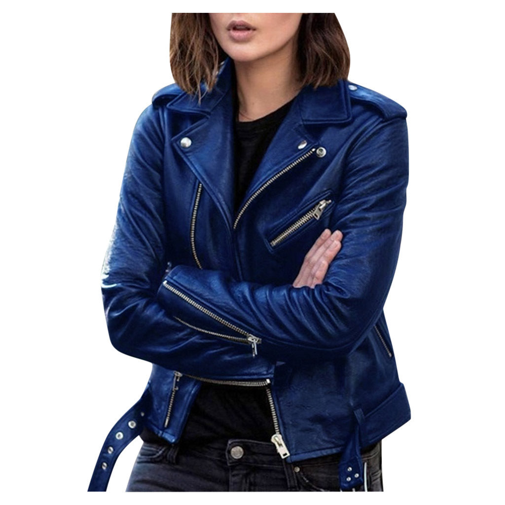 Berg-Feldt | Veste de motard pour femme avec fermeture éclair