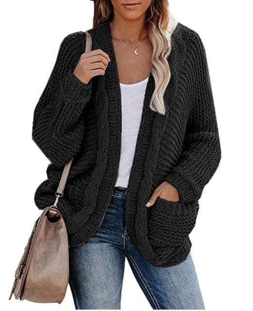 Berg-Feldt | Cardigan en tricot bohème ample avec poches pratiques