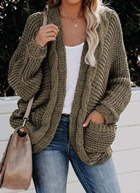 Berg-Feldt | Cardigan en tricot bohème ample avec poches pratiques