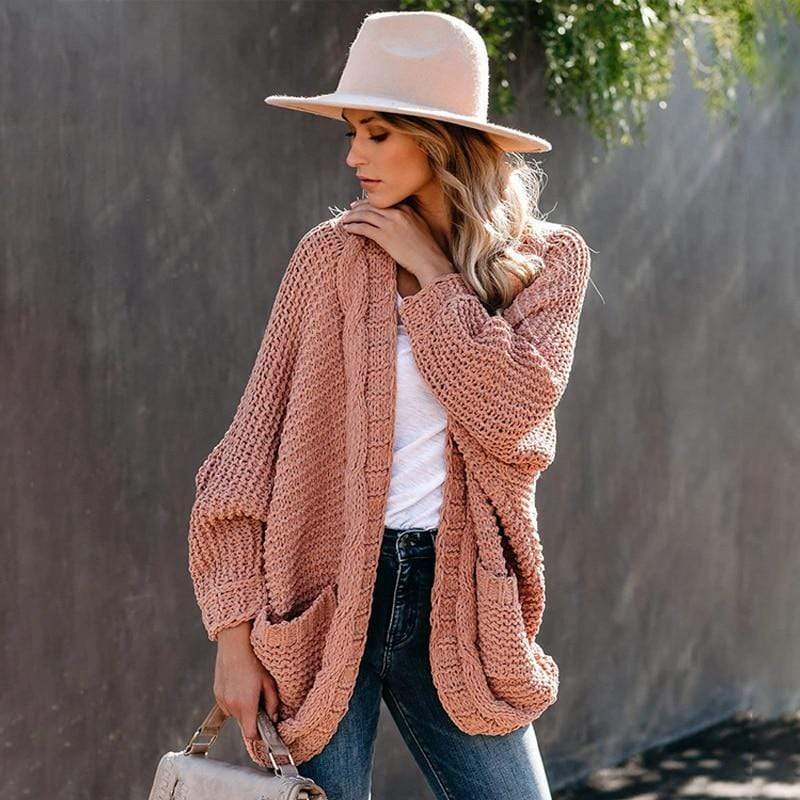 Berg-Feldt | Cardigan en tricot bohème ample avec poches pratiques