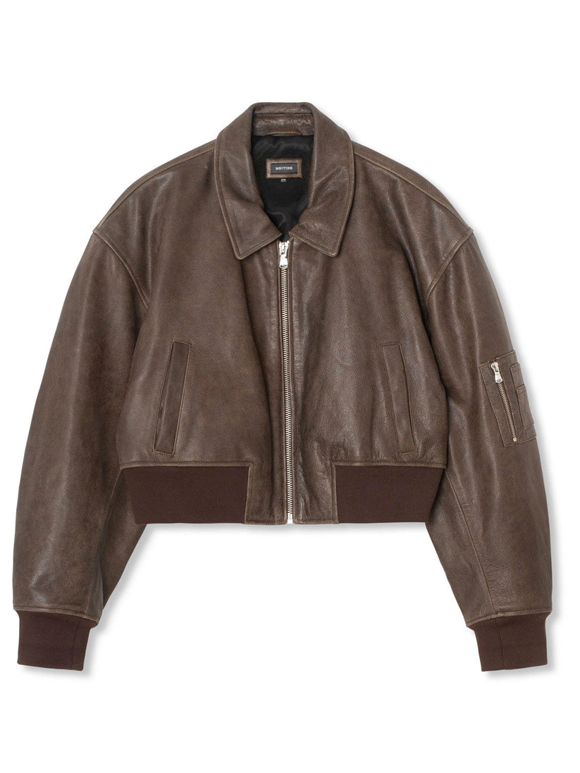 Berg-Feldt | Bonnie Brauner, Veste aviateur courte
