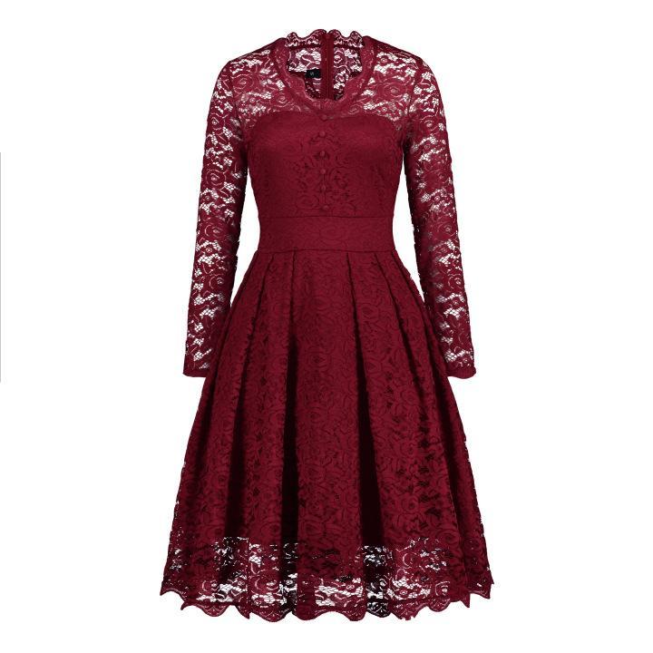 Berg-Feldt | Knopfron Laced Sleeve Kleid