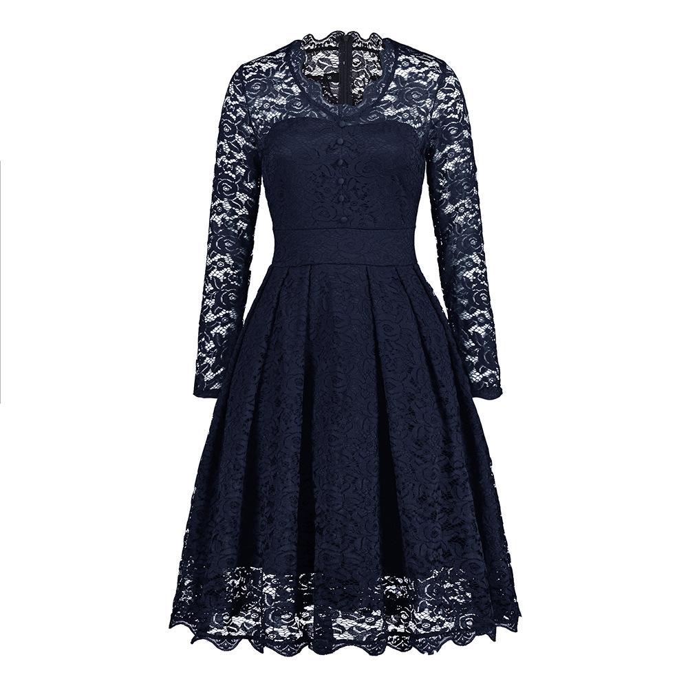 Berg-Feldt | Knopfron Laced Sleeve Kleid