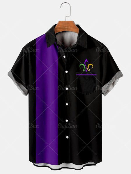 Fudus Chemise d'été 3D à imprimé floral
