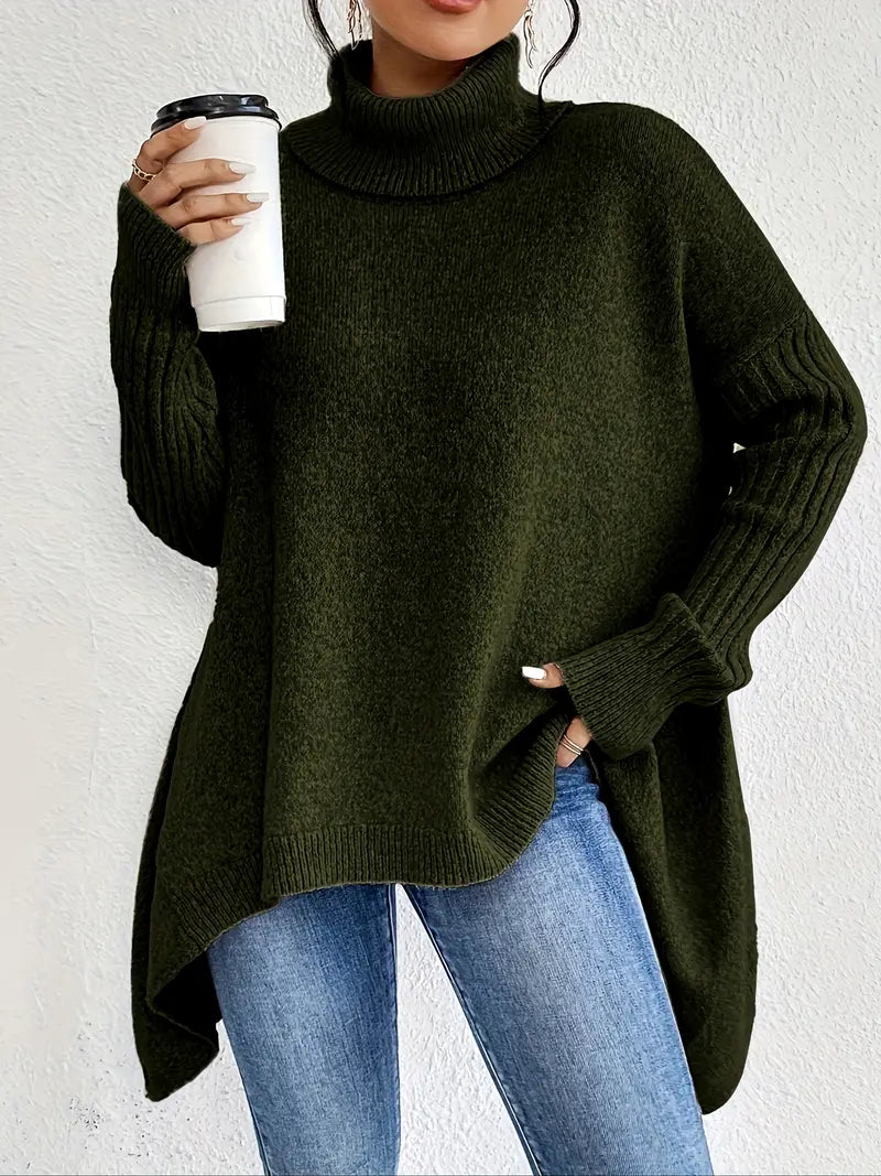Berg-Feldt | langer Rollkragenpullover für den täglichen Komfort