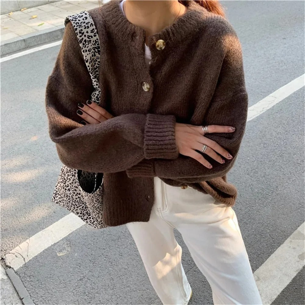 Berg-Feldt | lässiger Strickcardigan-Pullover