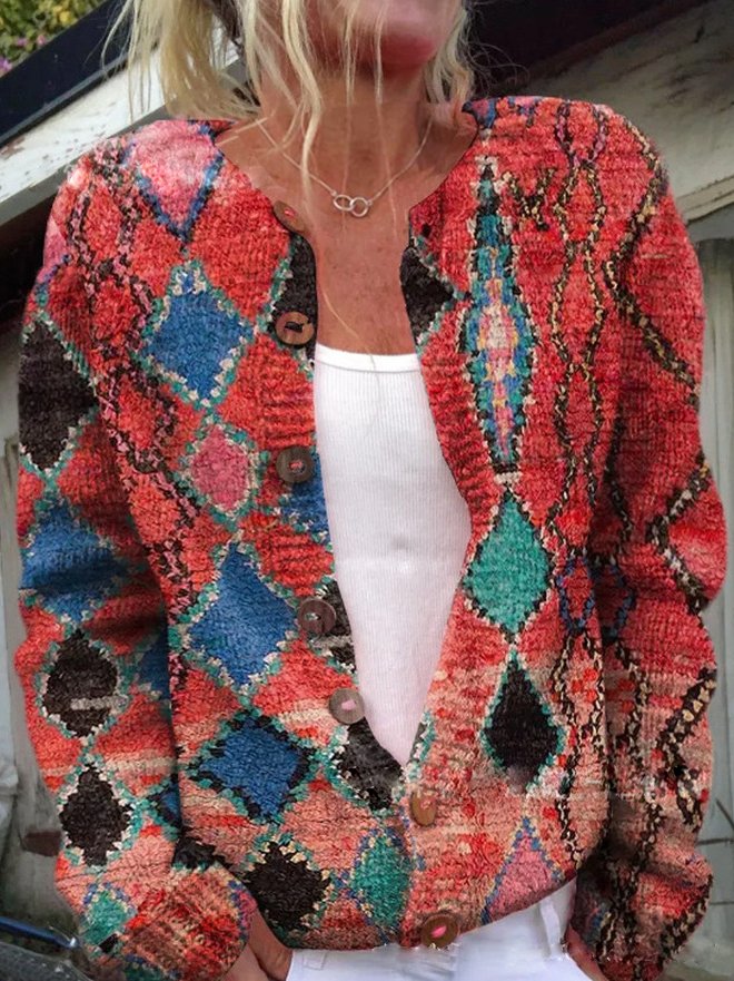 Berg-Feldt | Cardigan boutonné confortable en tricot pour femme