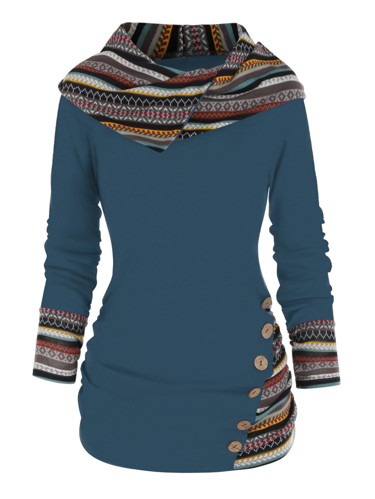 Sweat à capuche tribal tendance de Fudus