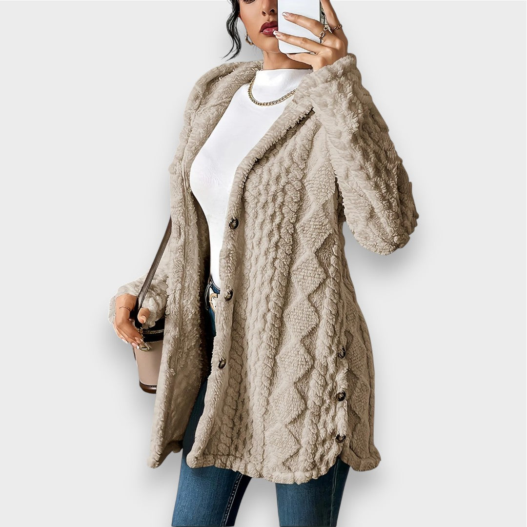 Berg-Feldt | Plüsch-Hoodie-Cardigan-Pullover
