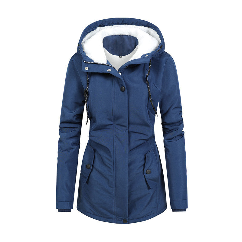 Berg-Feldt | Veste polaire à capuche et cordon de serrage pour femme
