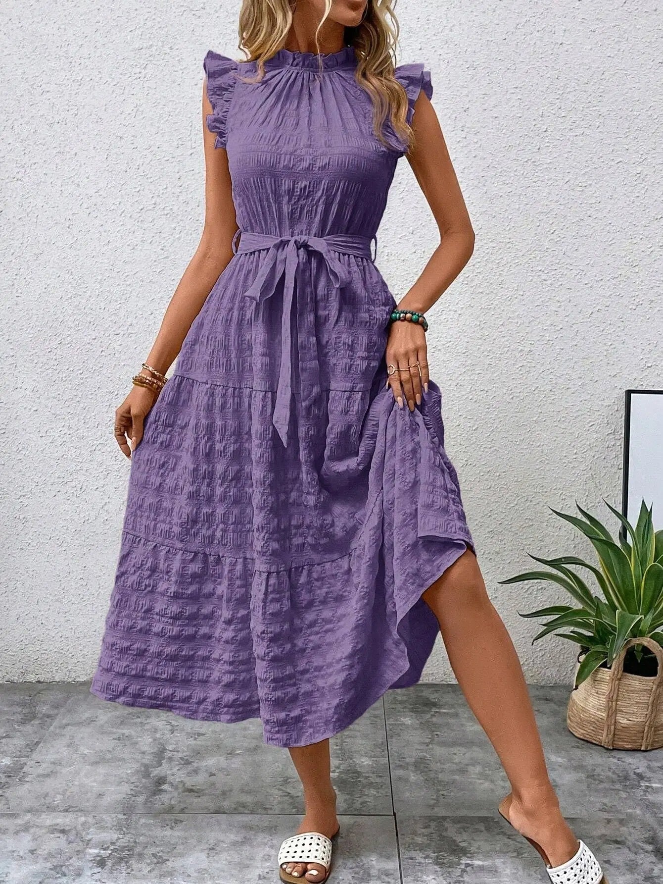 Mila® | Robe midi élégante d'été