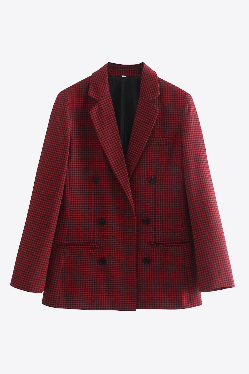 Berg-Feldt | Kariertes Doppelbreasted Blazer