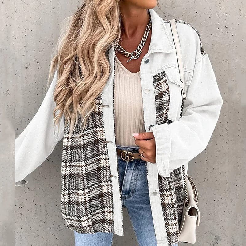 Berg-Feldt | Shirtjacke - Oversize Passform - Karierte und Einfarbige - Lange Ärmel - Knöpfe
