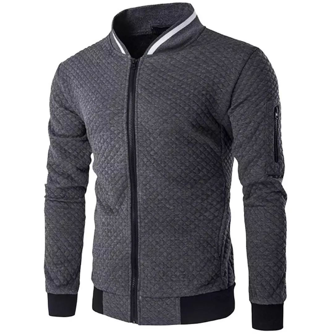 Berg-Feldt | Jacquard Zip-Bomberjacke