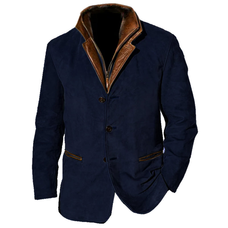 Berg-Feldt | Blouson en daim vintage pour homme