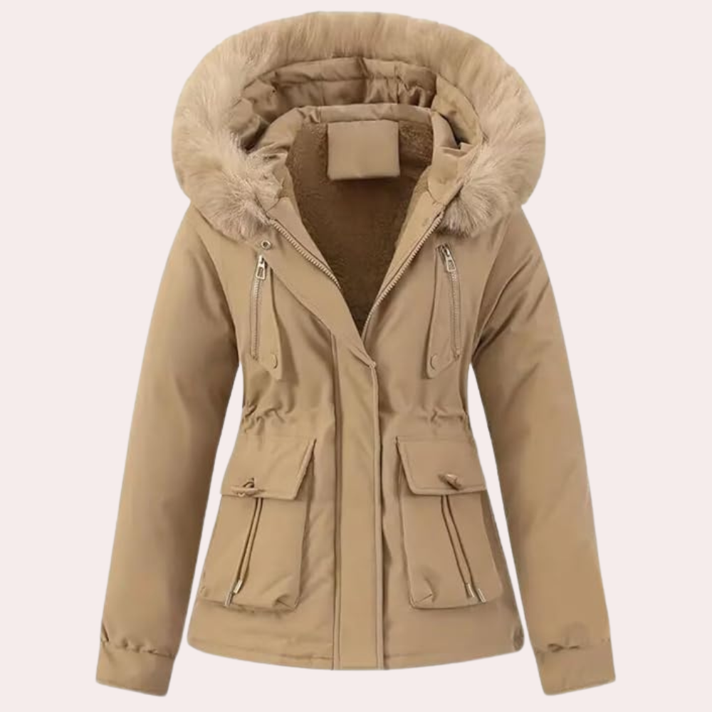 Berg-Feldt | Veste d'hiver femme avec capuche et doublure chaude