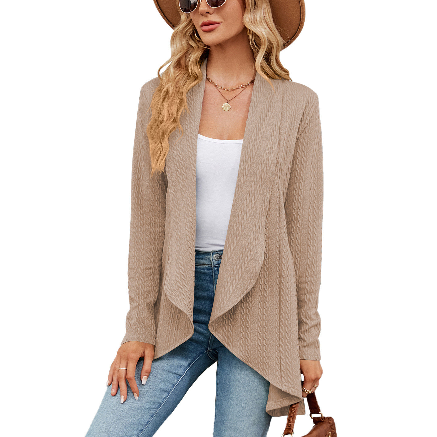 Berg-Feldt | Langärmelige Jacke für Damen in Uni Farbe