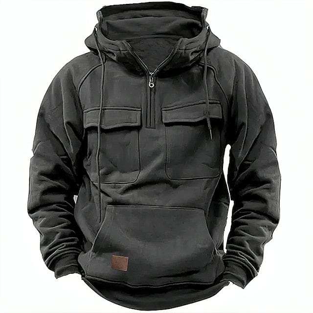 Veste à capuche pour hommes avec poche, modèle cool