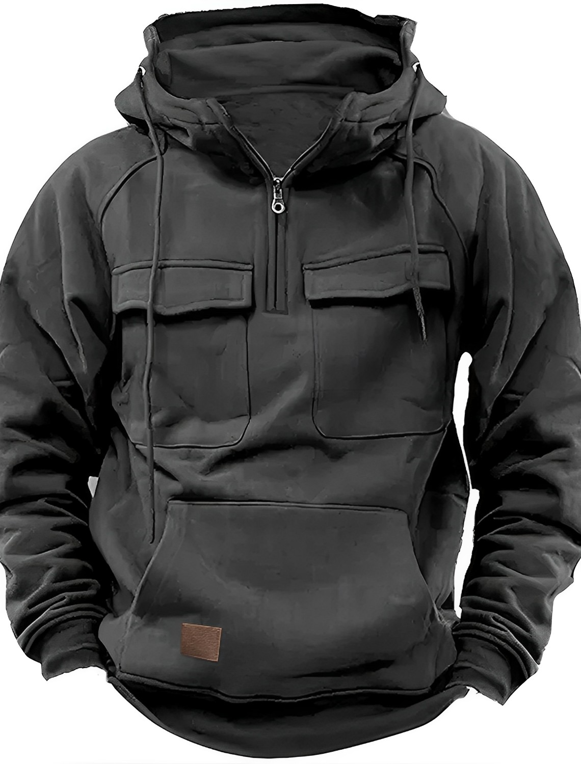 Sweat à capuche tactique urbain pour homme