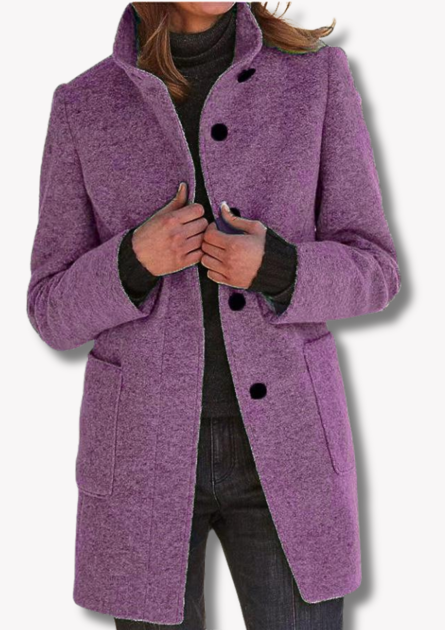 Manteau long rétro Porellia