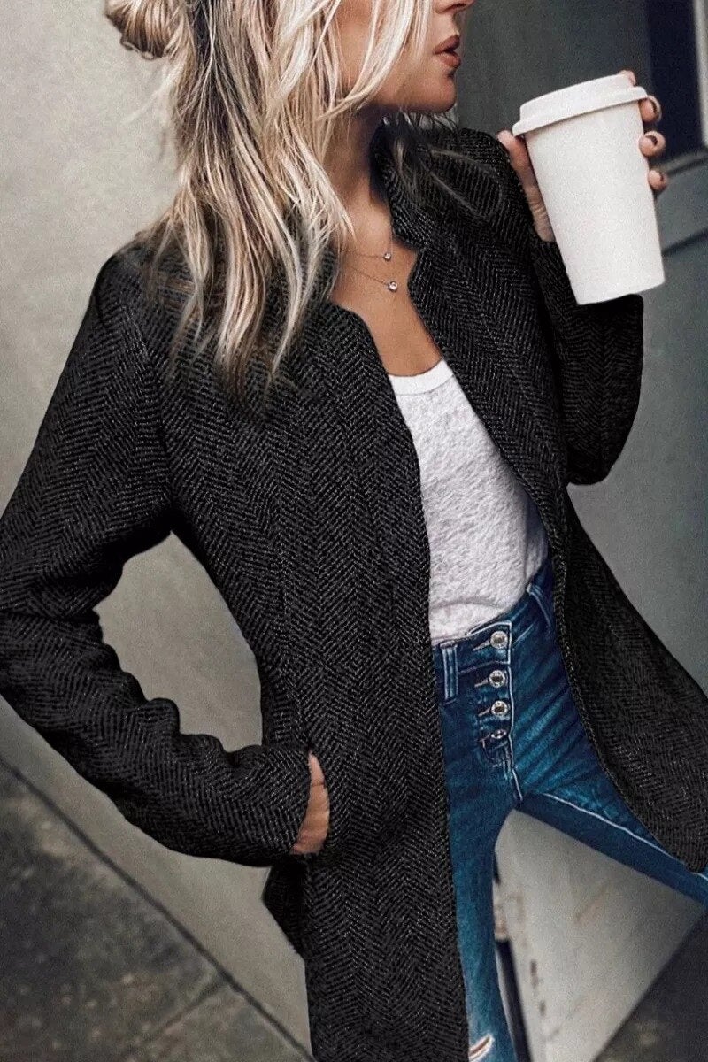 Berg-Feldt | Tweedjacke mit Feiner Textur für Damen