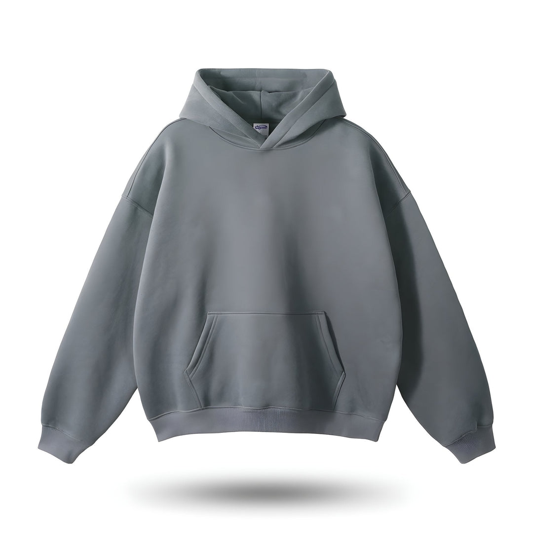 Comfortable hoodie in soft cotton for relaxed wear