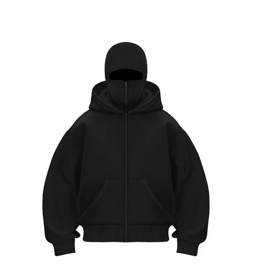 Hoodie de couleur unie avec cagoule