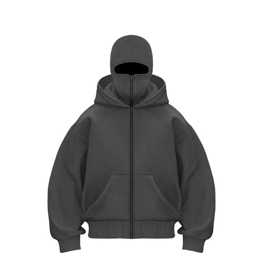 Hoodie de couleur unie avec cagoule