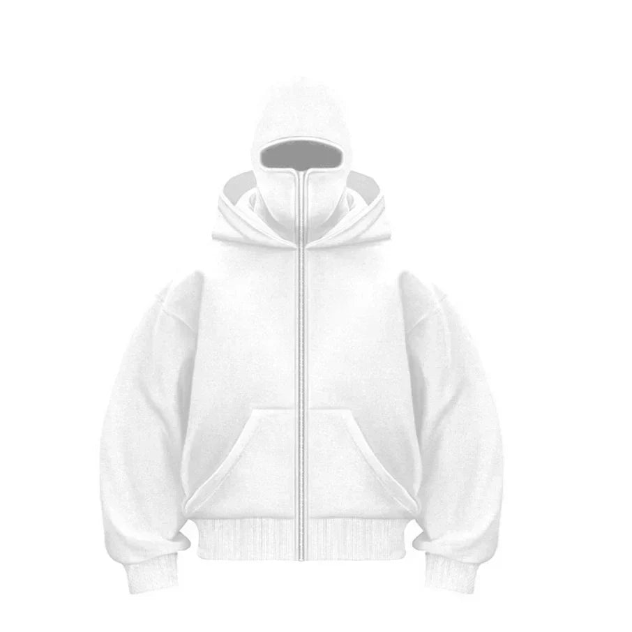 Hoodie de couleur unie avec cagoule